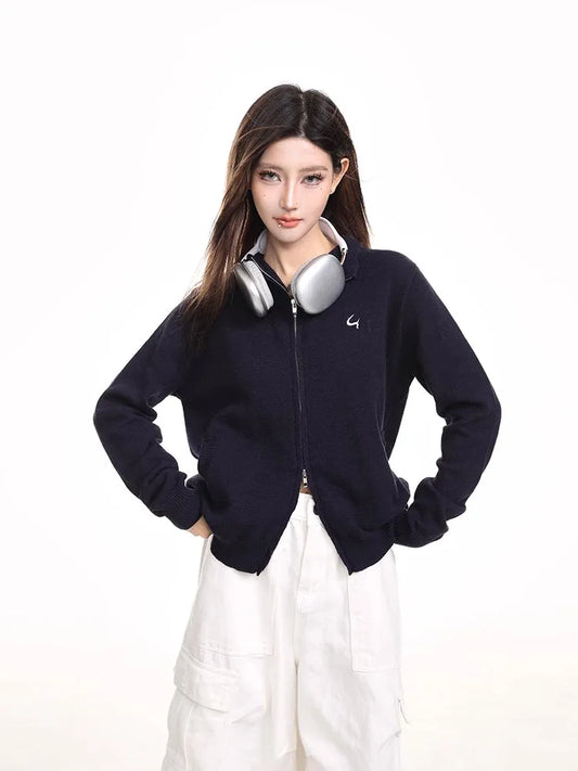 Cozy Knitted Hooded Cardigan Sweater Coat