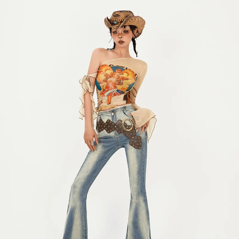 Spicy Fungus Design Slim Fit T-Shirt