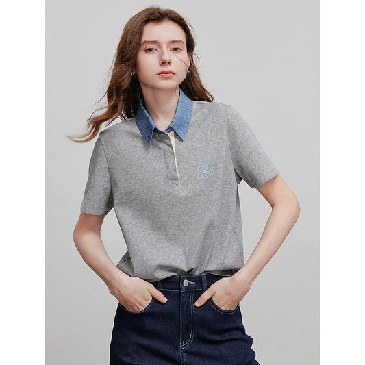 Chic Short Sleeve Spring T-Shirt