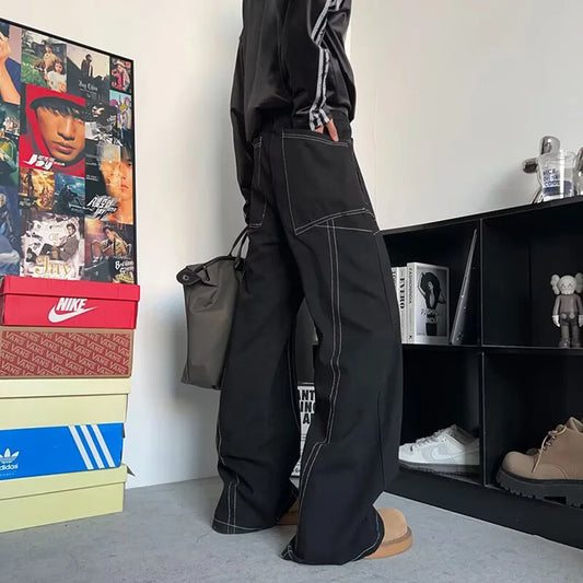 Summer Baggy Jeans Solid Color