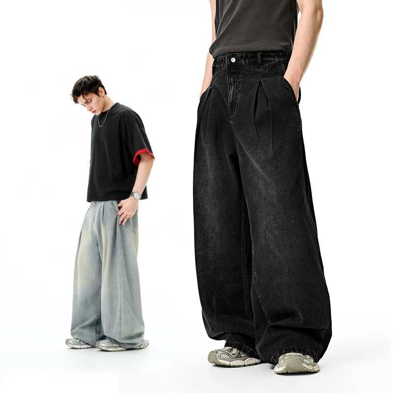 Vintage Loose Fit American Wide Jeans