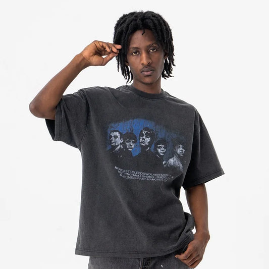 Vibrant Floral Print Summer Tank T-Shirt