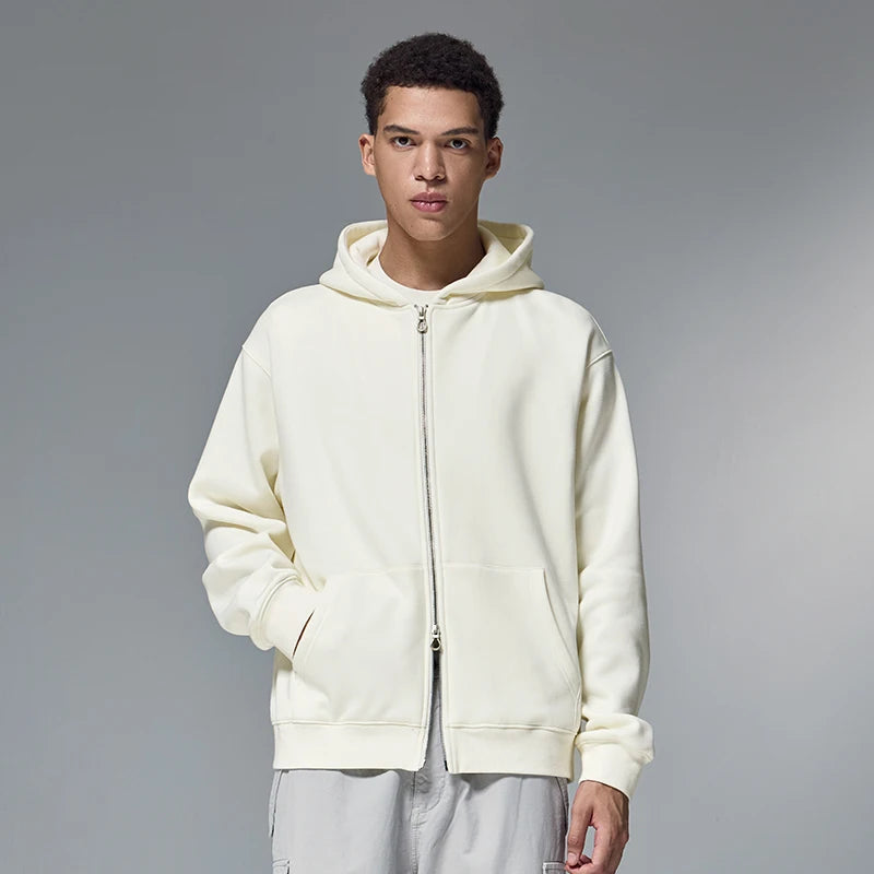 Trendy Winter Fleece Full Zip Hoodie