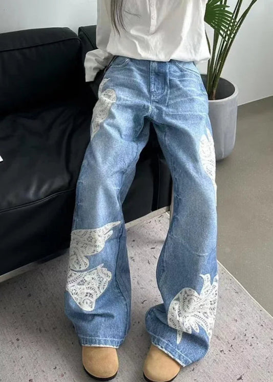 Vintage High Waist Palazzo Style Jeans