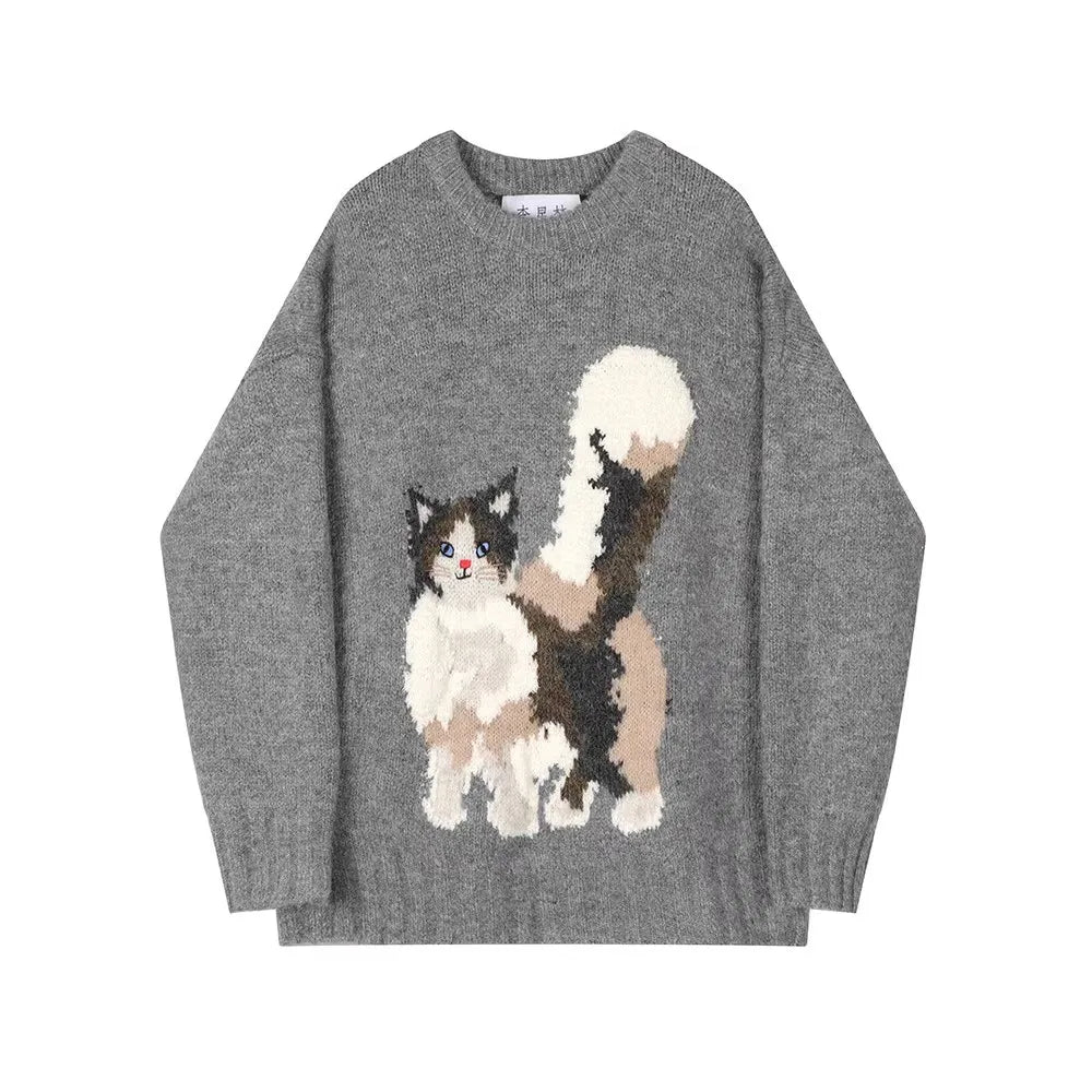 Oversize Cute Rabbit Sweater Autumn Winter