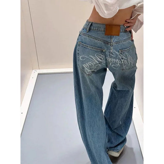 Vintage High Waist Loose Fit Jeans