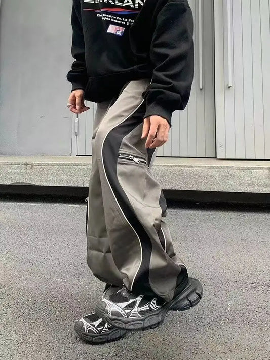 Baggy Straight Leg Y2K Trousers Pants