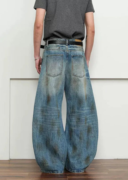 High Waist Oversized Wide Leg Jeans