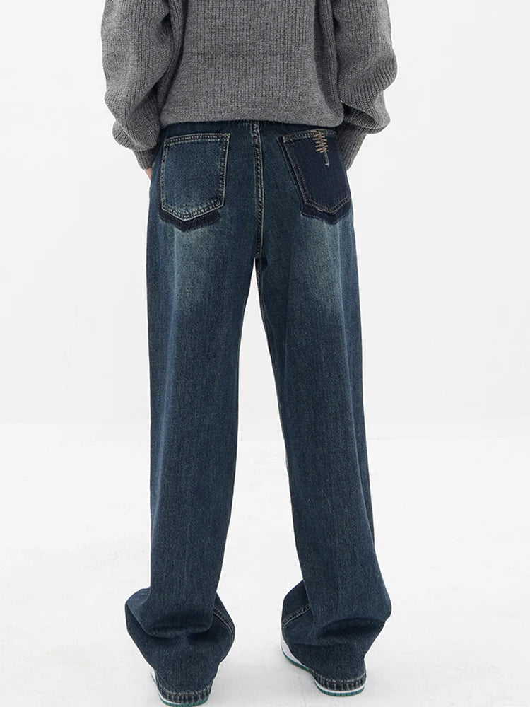 Vintage High-Waist Leg Jeans
