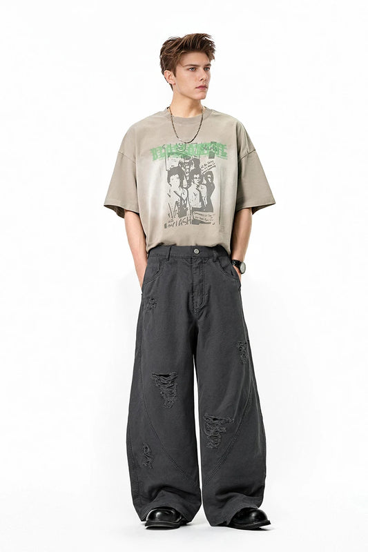 Vintage Distressed Cargo Pants