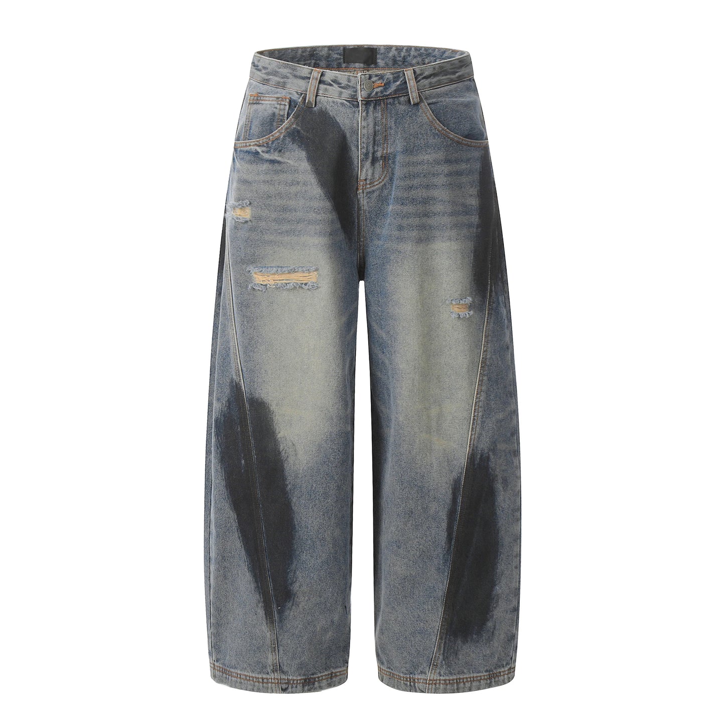 Star High Waist Wide Leg Jeans