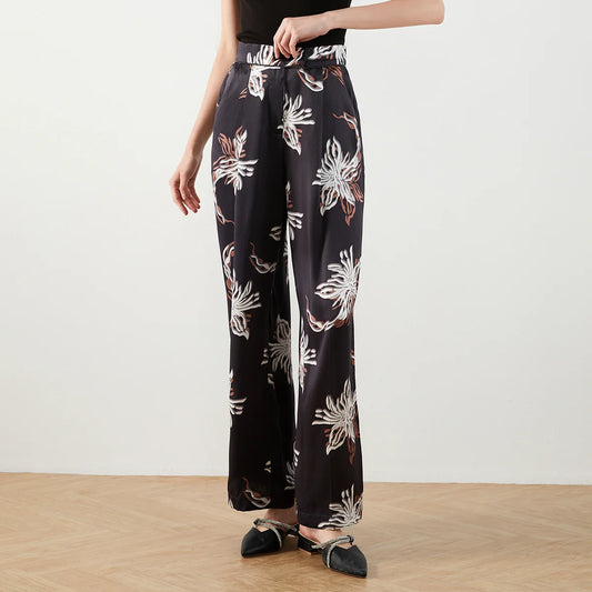 Luxury High Waist Wide Leg Pants