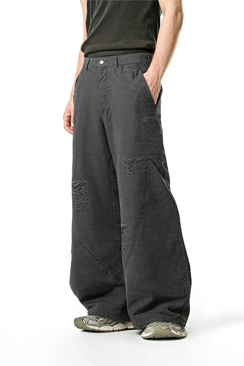 Vintage Distressed Cargo Pants