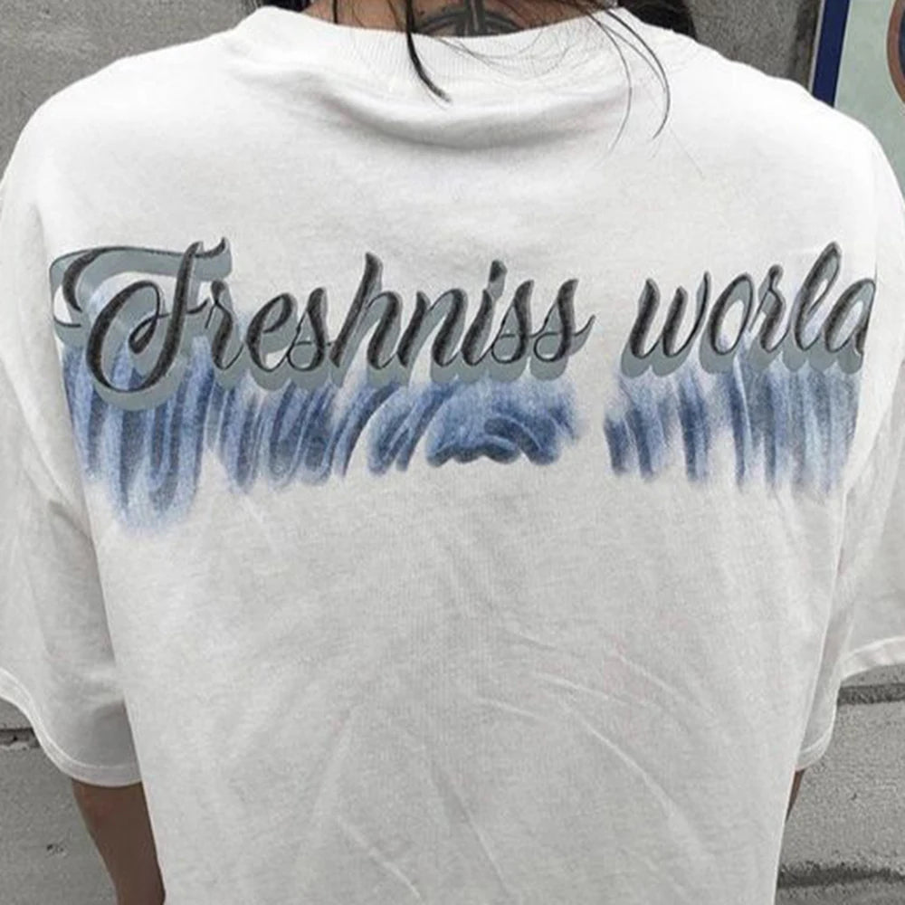 Trendy Printed Letter T-Shirt