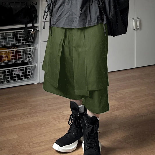 Stylish Korean Loose Fit Cropped Shorts