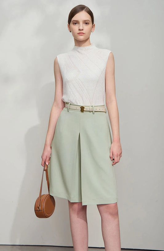 Amii Minimalist Wide Leg Shorts