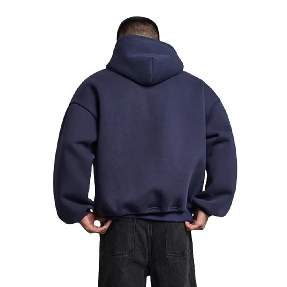 Stylish Embroidered Front Pocket Hoodies