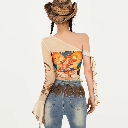 Spicy Fungus Design Slim Fit T-Shirt