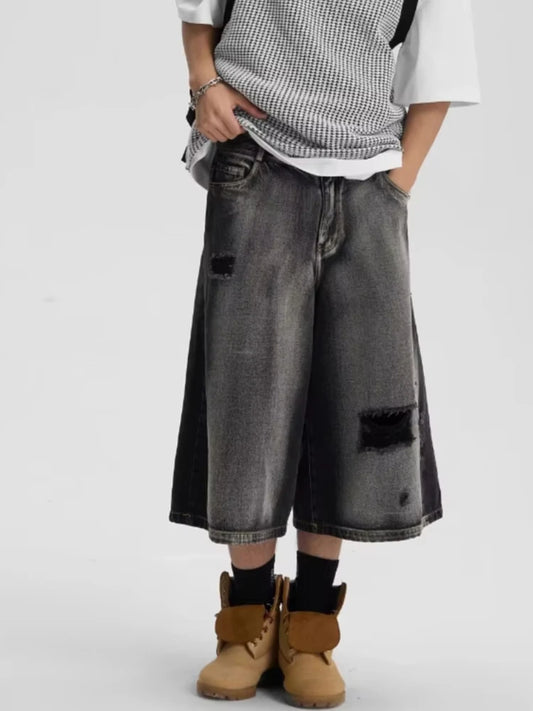 Distressed Denim Shorts for Summer Jeans