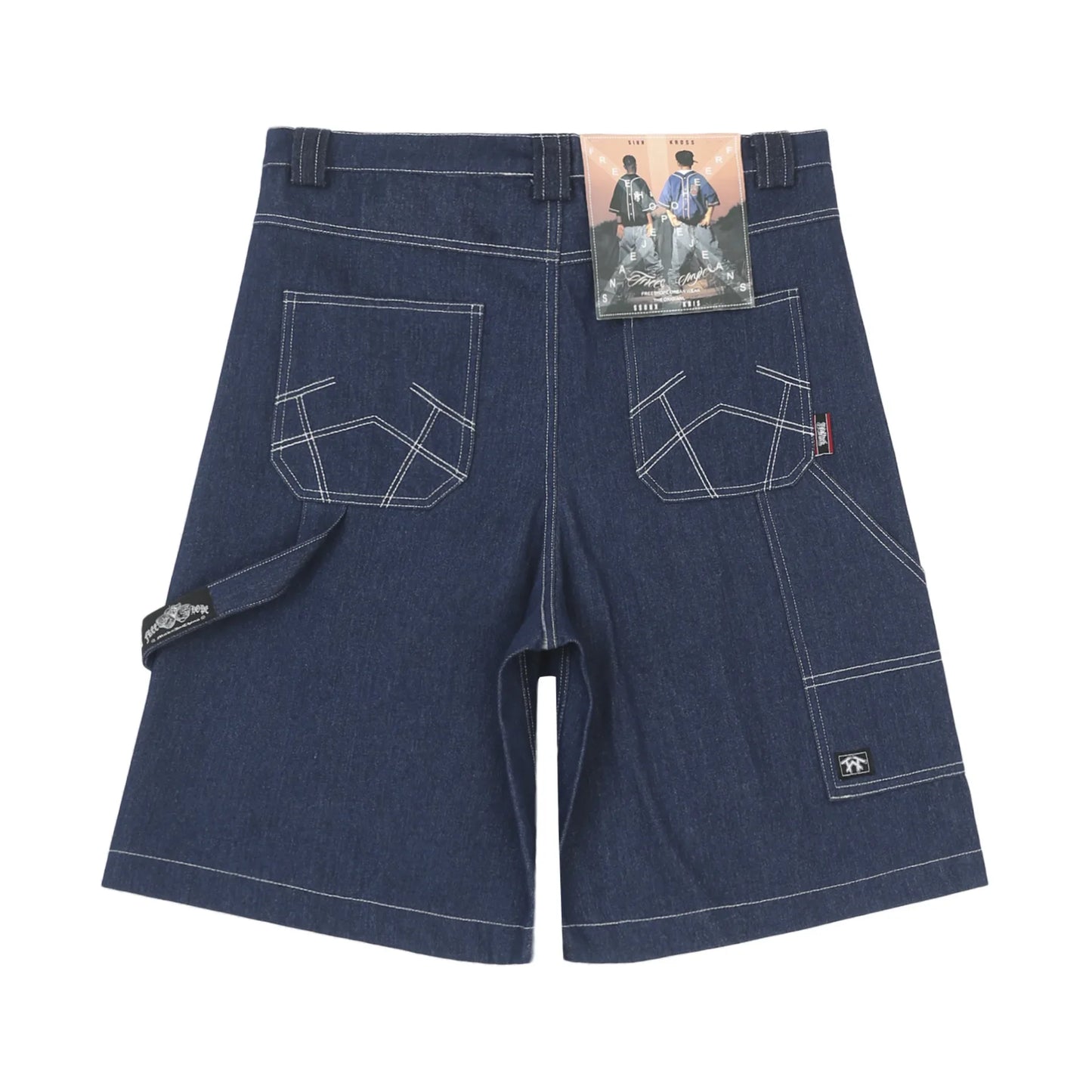 Baggy Wide Leg Denim Summer Shorts