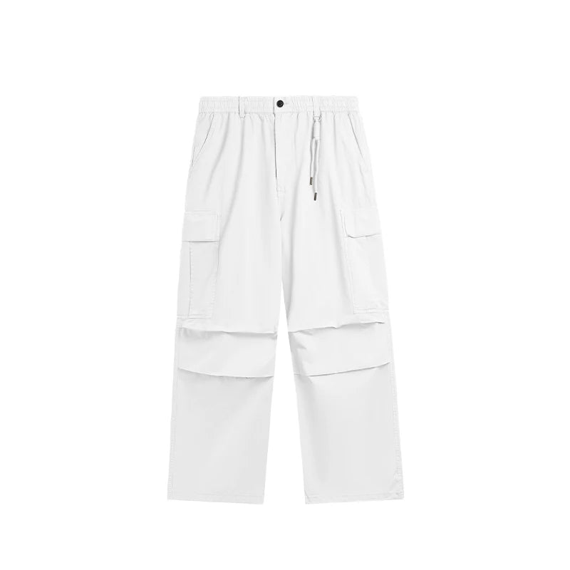 Trendy Wide Leg Cargo Pants