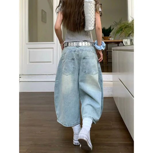 Vintage High-Waisted Denim Shorts