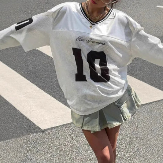 Spice Girl Letter Printing Casual T-Shirt