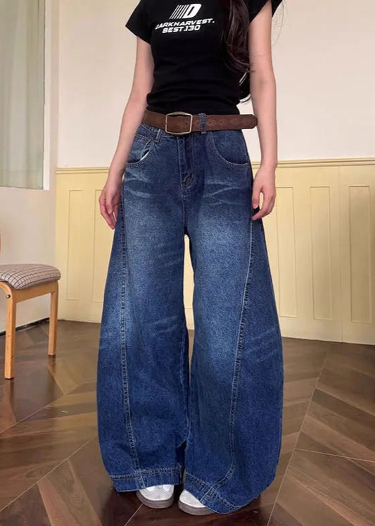 Vintage Oversize Blue Boyfriend Jeans