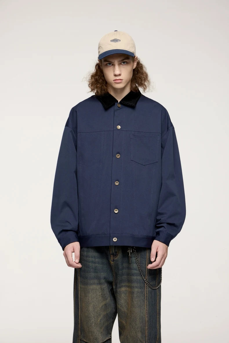 Durable Detroit Cargo Jacket with Corduroy
