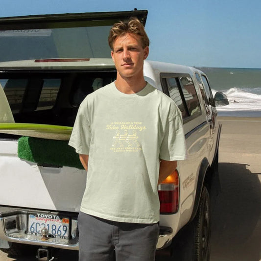 American Surf Print Inflation T-Shirt