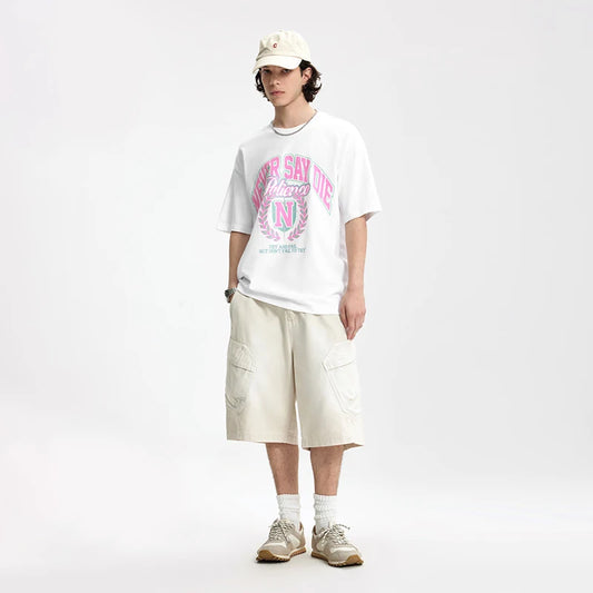 Trendy American Style Inflation Printed T-Shirt