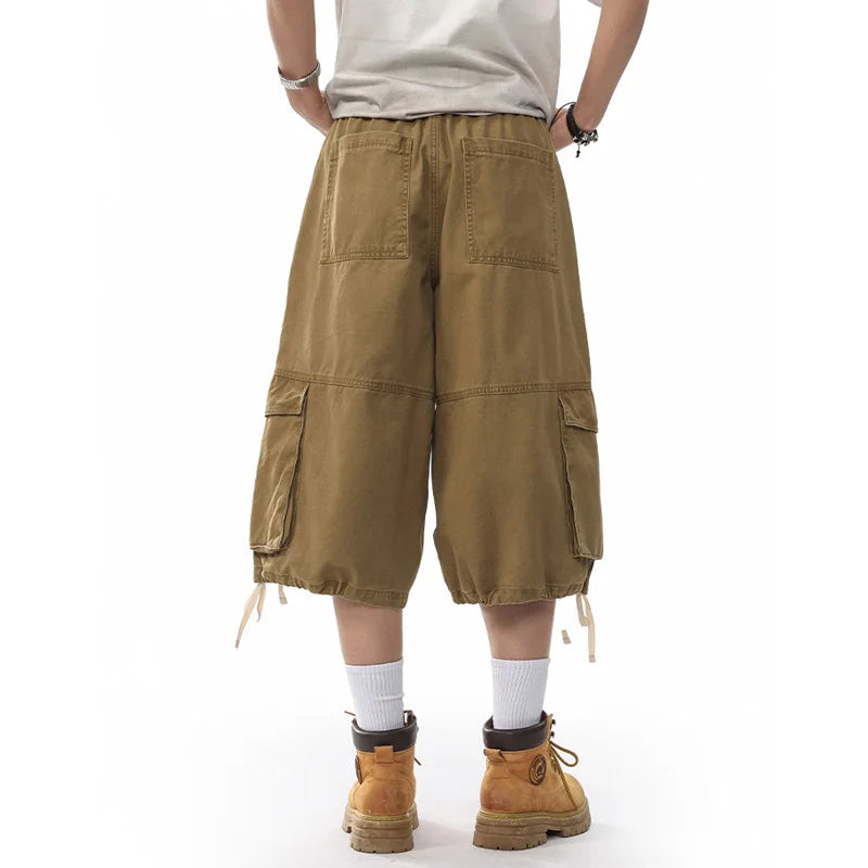 Loose Wide Leg Cargo Pants
