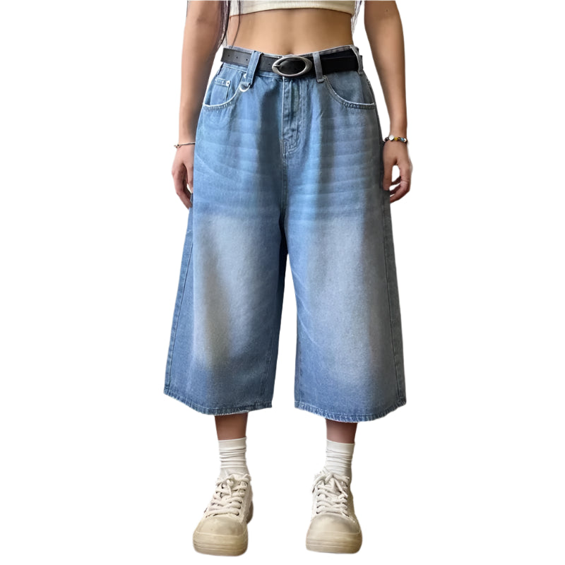 Dark Wash High Waisted Denim Jeans