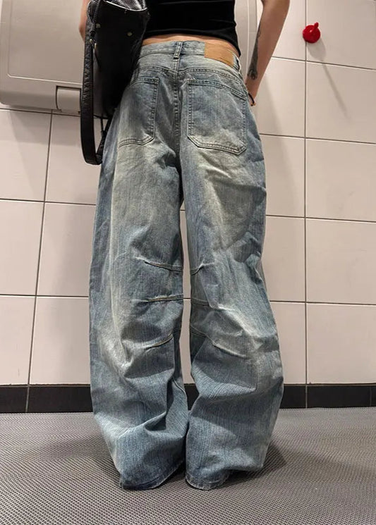 Blue Vintage Y2K Oversize Boyfriend Jeans