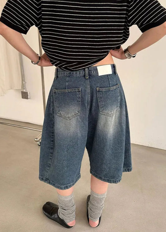 Vintage High Waist Dark Blue shorts