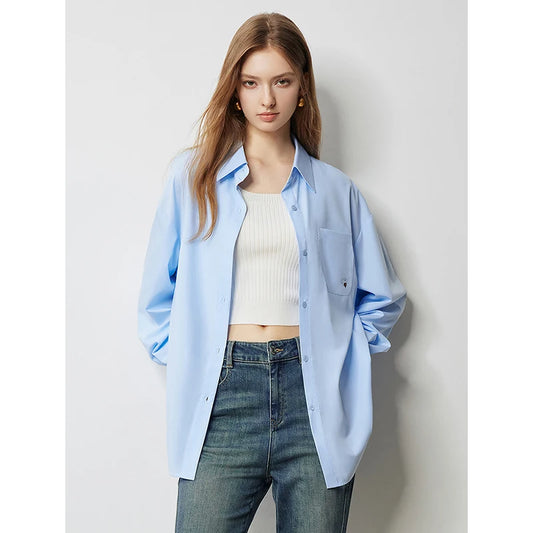 Versatile Twist Design Blouse Shirt