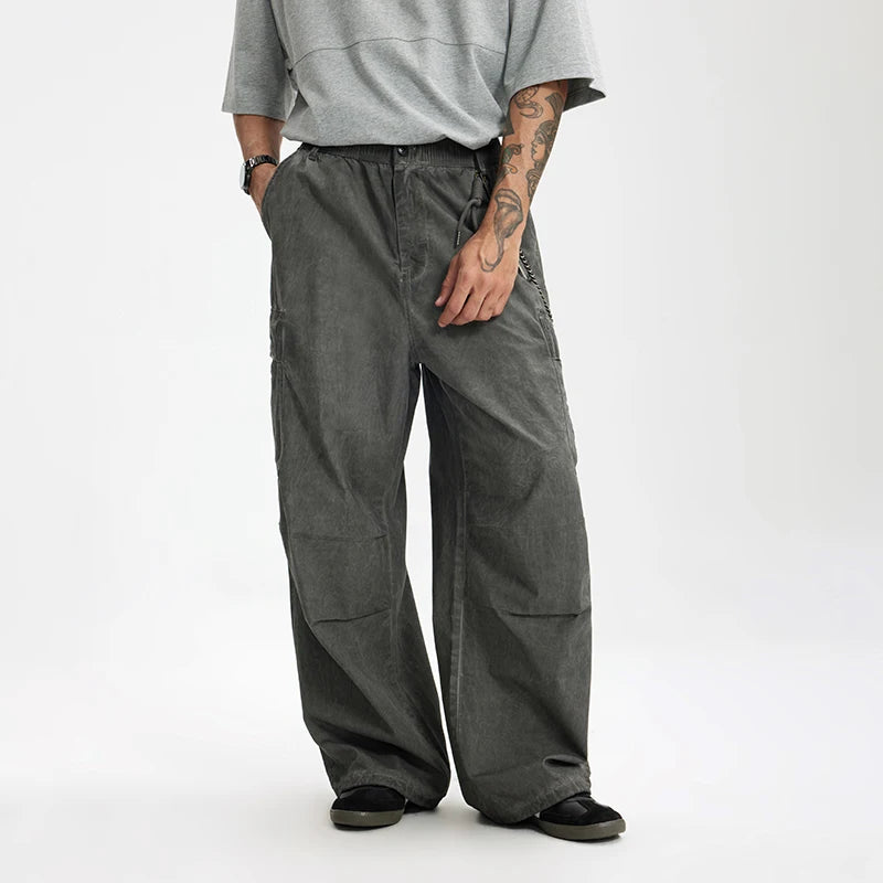 Vintage Heavy Washed Cargo Pants