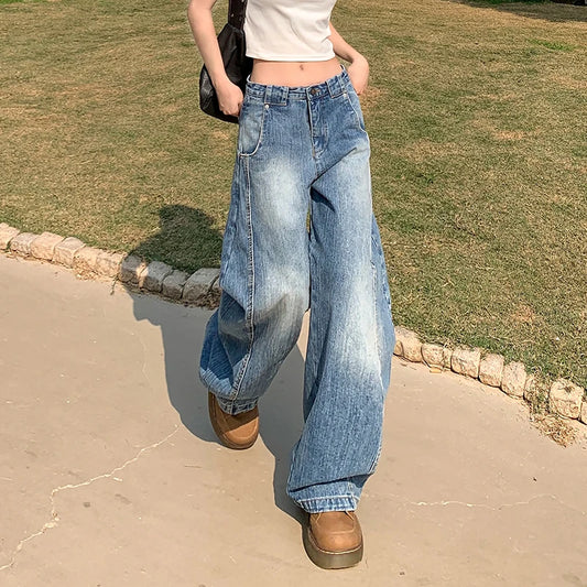Vintage Wide Leg Baggy Jeans
