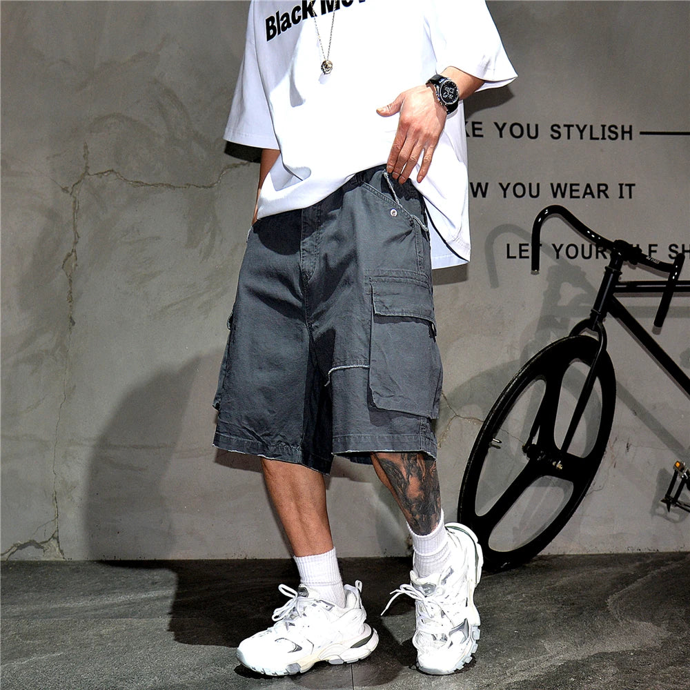 Oversized Baggy Cargo Shorts