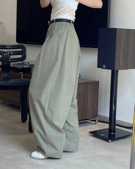 Vintage High Waist Wide Leg Pants