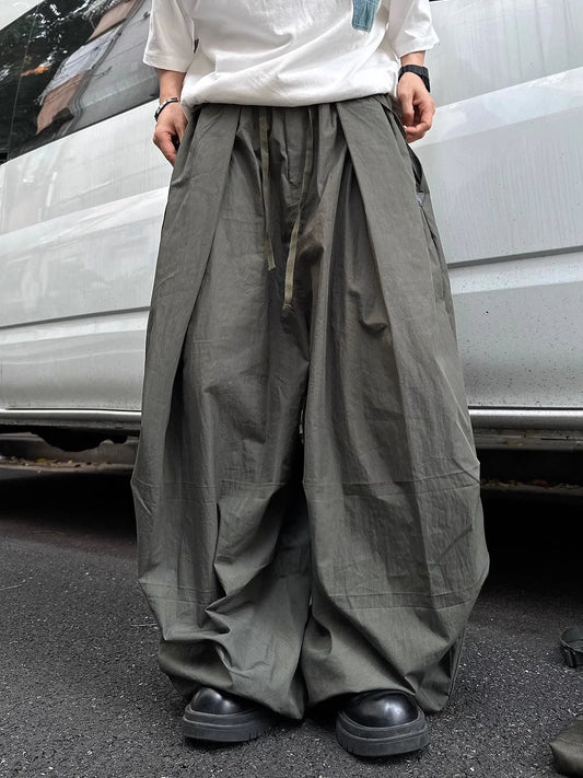 Flowy Wide Leg Elastic Waist Pants