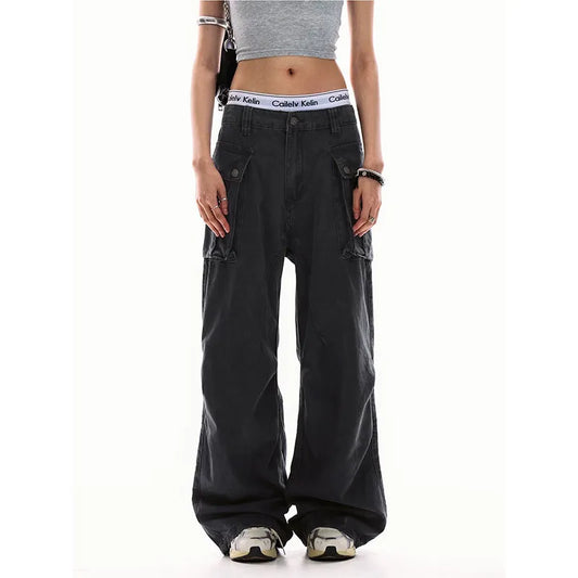 Versatile American Retro Loose Casual Pants