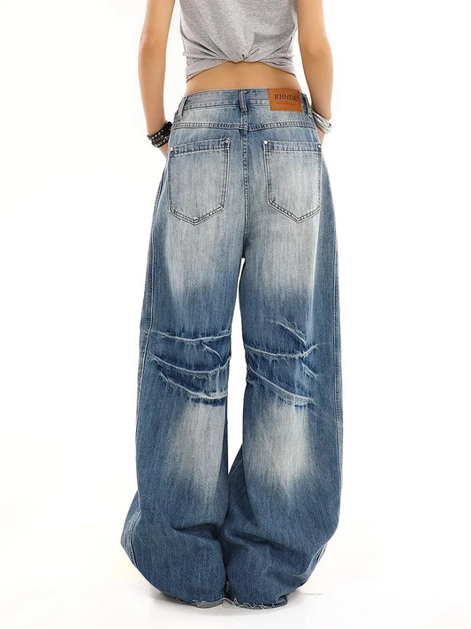 Vintage High Waist Leg Jeans