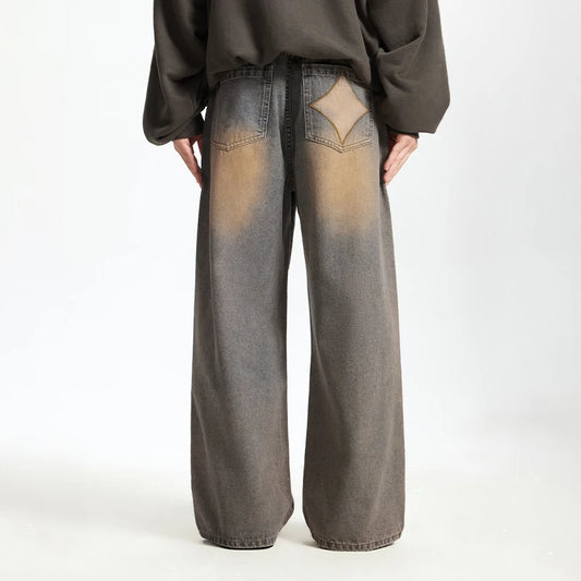 Vintage Distressed Grunge Revival Baggy Jeans