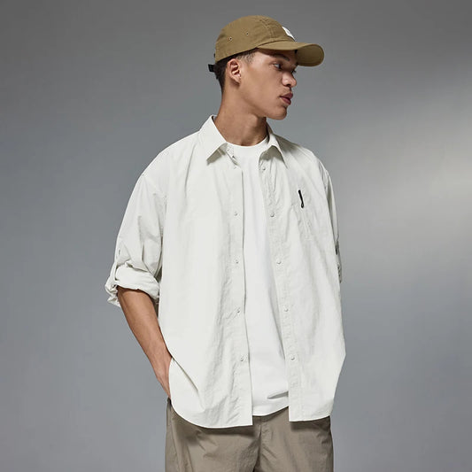 Durable Solid Minimalist Outdoor Long Shirt