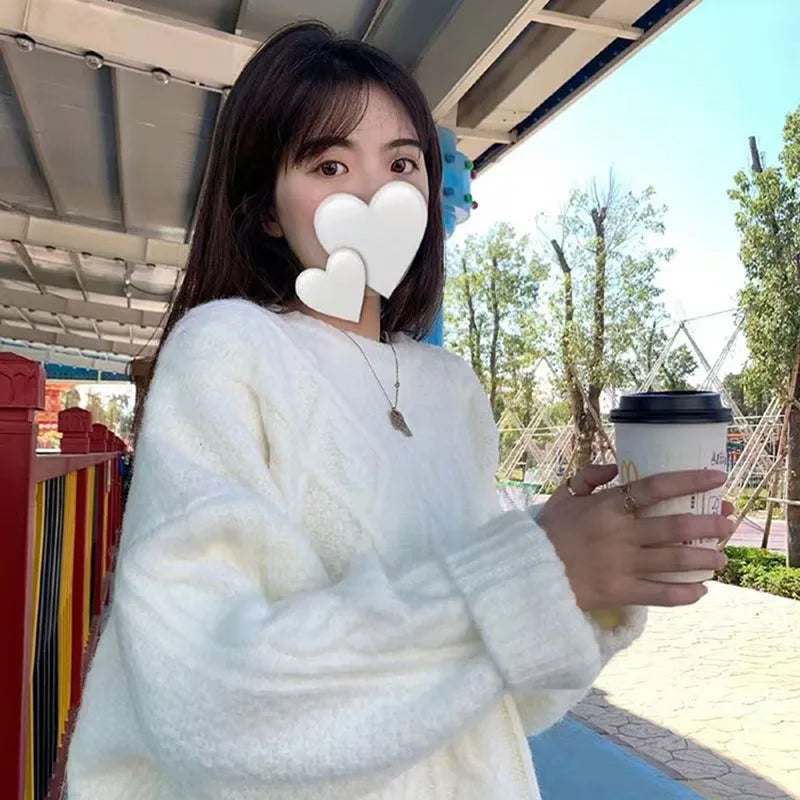 Cozy Knitted Sweater Autumn Winter
