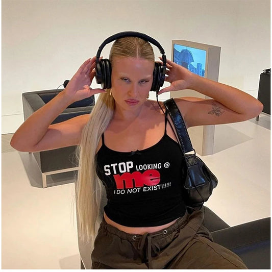 Vintage White Pattern Print Corset Camisole