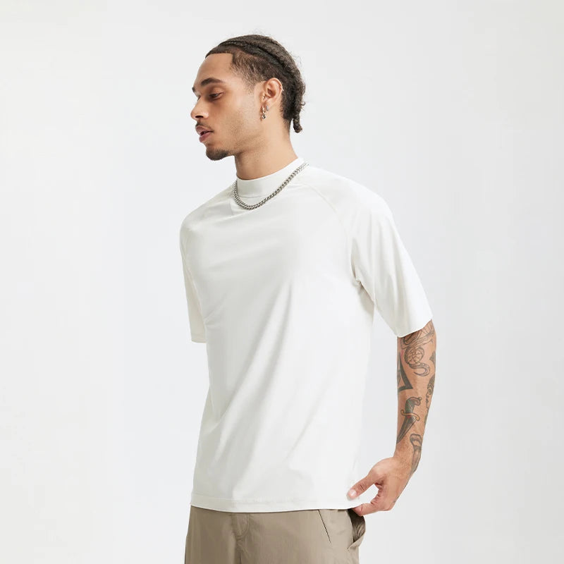 High Neck Cooling Sun Protection T-Shirt