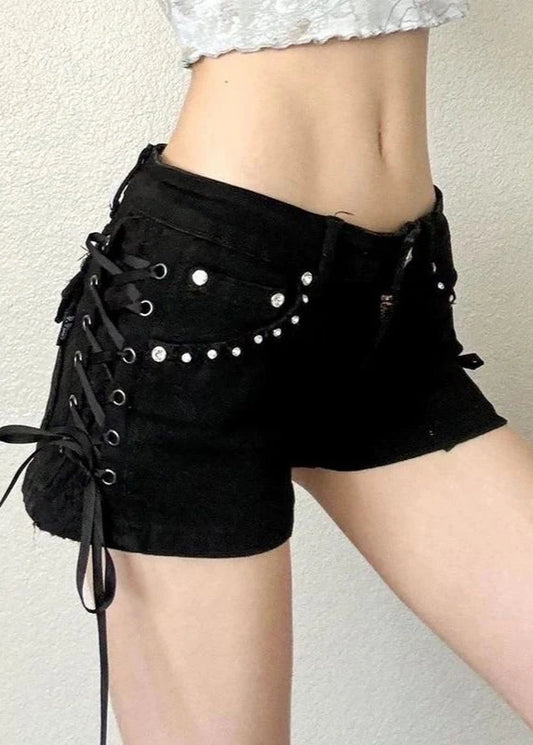 Vintage Camo Print Jean Short