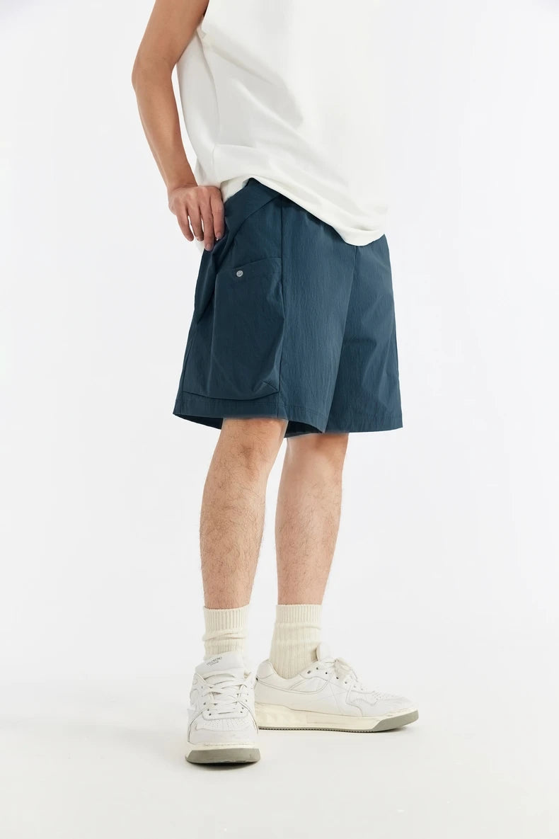 Plaid Stretch Sports Shorts